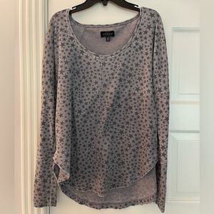 Lucky Brand Star Print long sleeve tee